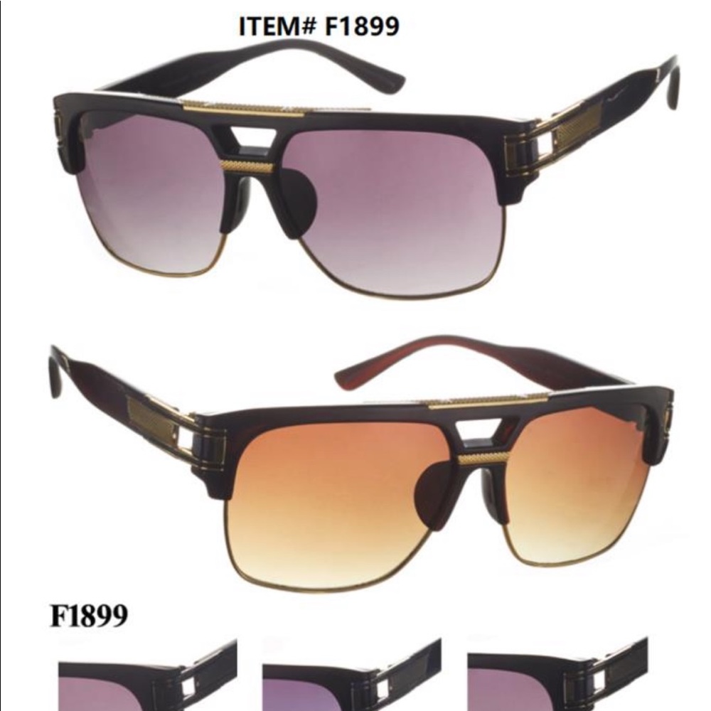 square aviator y2k sunglasses
